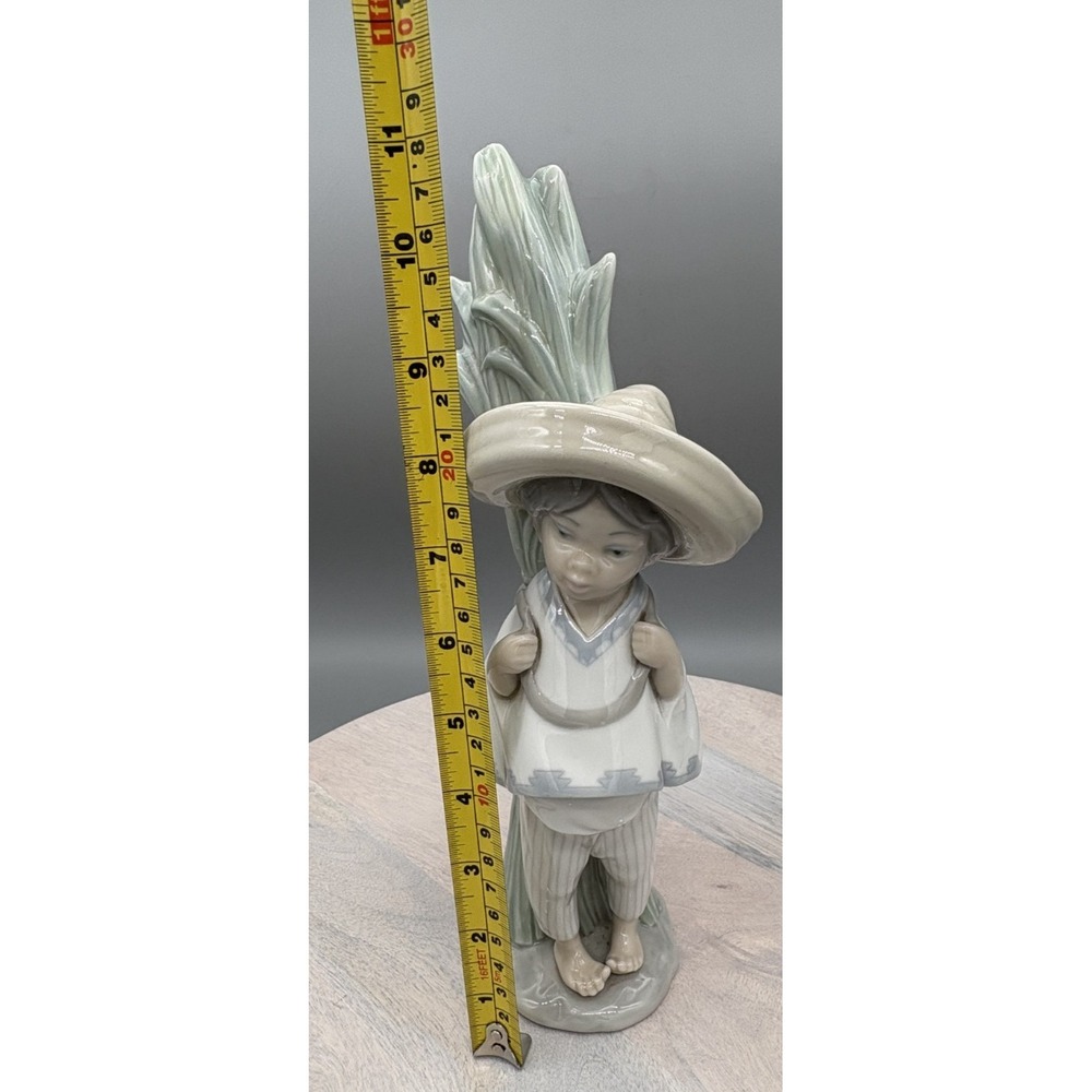 Vintage Lladro Figurine Porcelain Panchito Boy Glossy Finish Made in Spain 12" - Picture 11 of 16